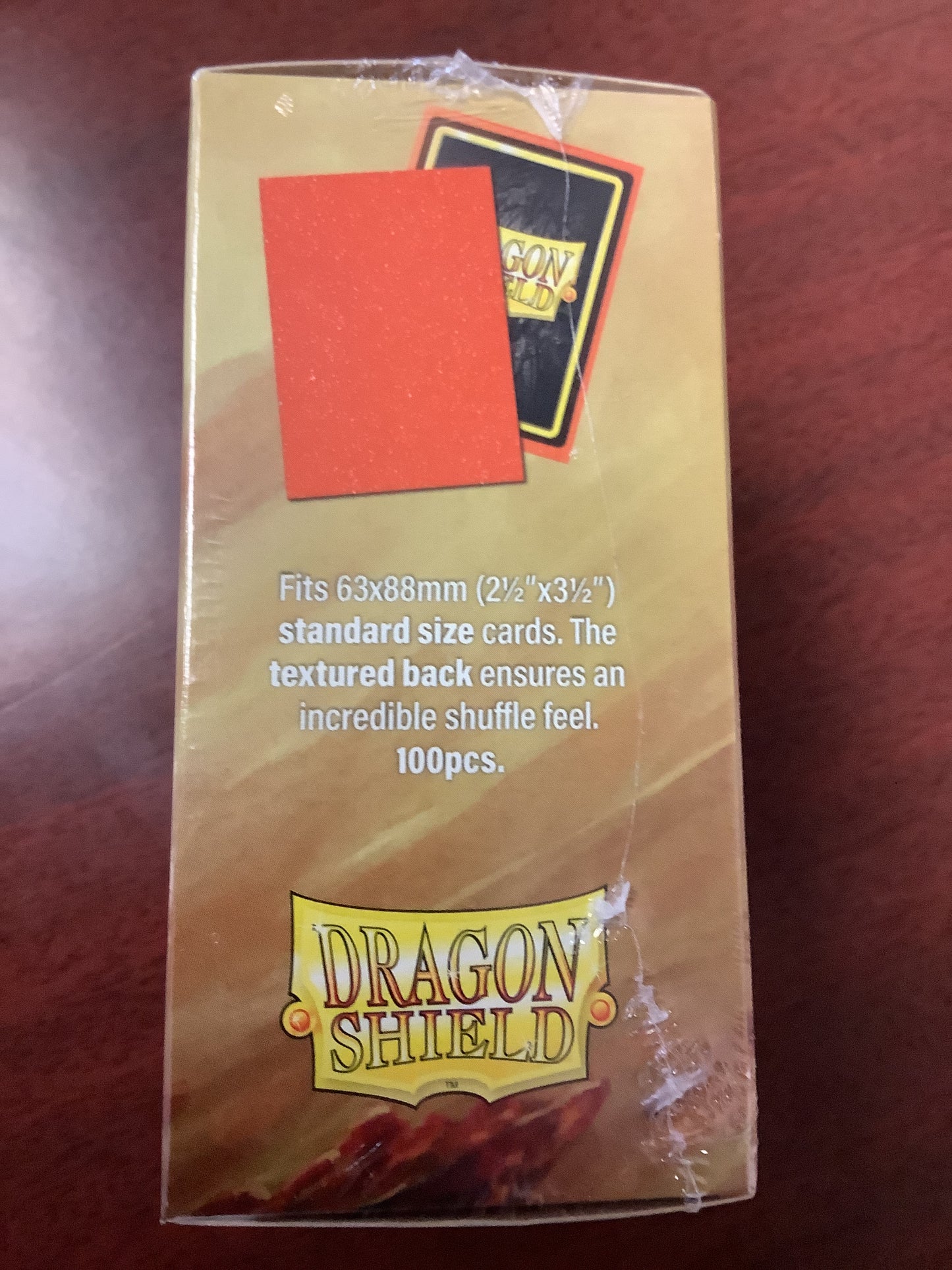 Dragon Shield - Amber - 100 Matte Sleeves