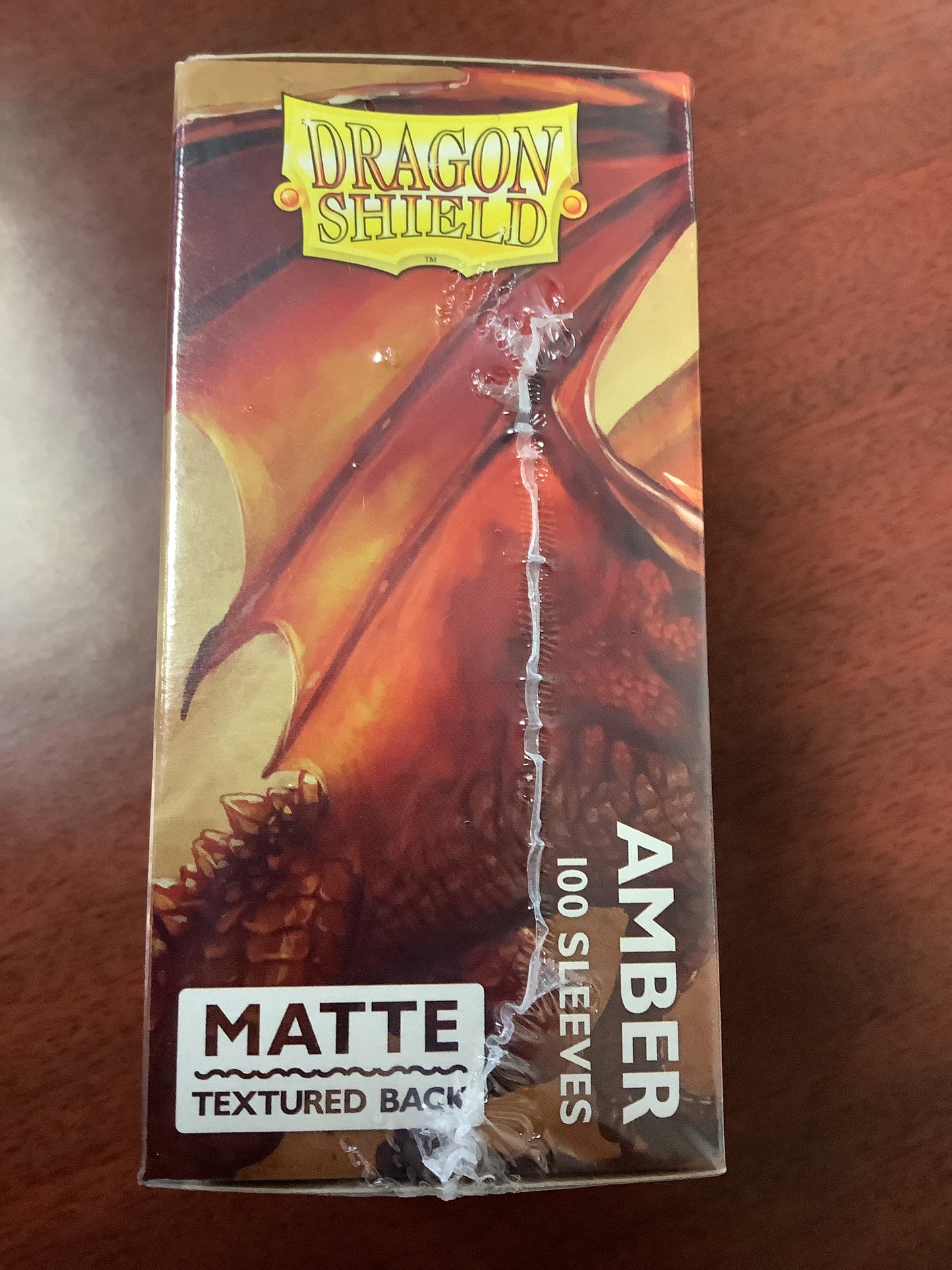 Dragon Shield - Amber - 100 Matte Sleeves