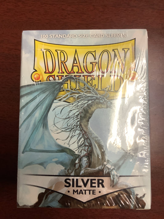 Dragon Shield - Silver 100 matte sleeves
