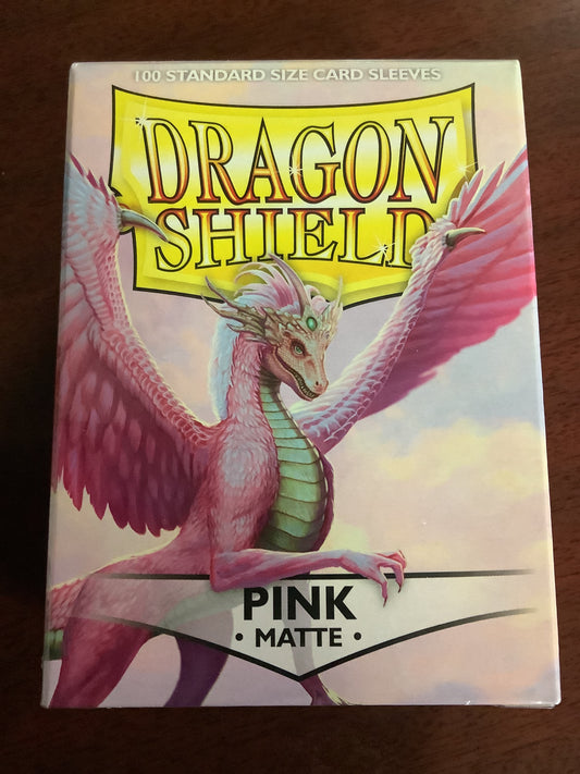 Dragon Shield - Pink 100 matte sleeves