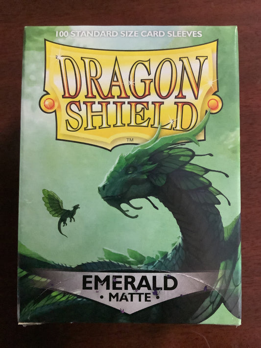 Dragon Shield - Emerald 100 matte sleeves