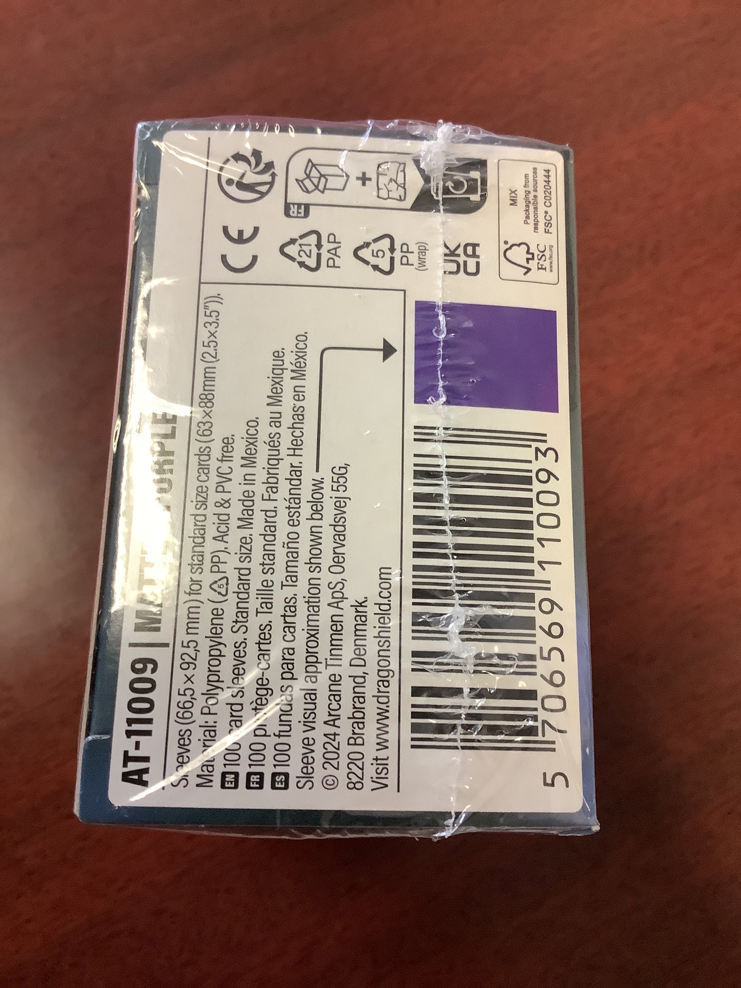 Dragon Shield - Purple - 100 Matte Sleeves