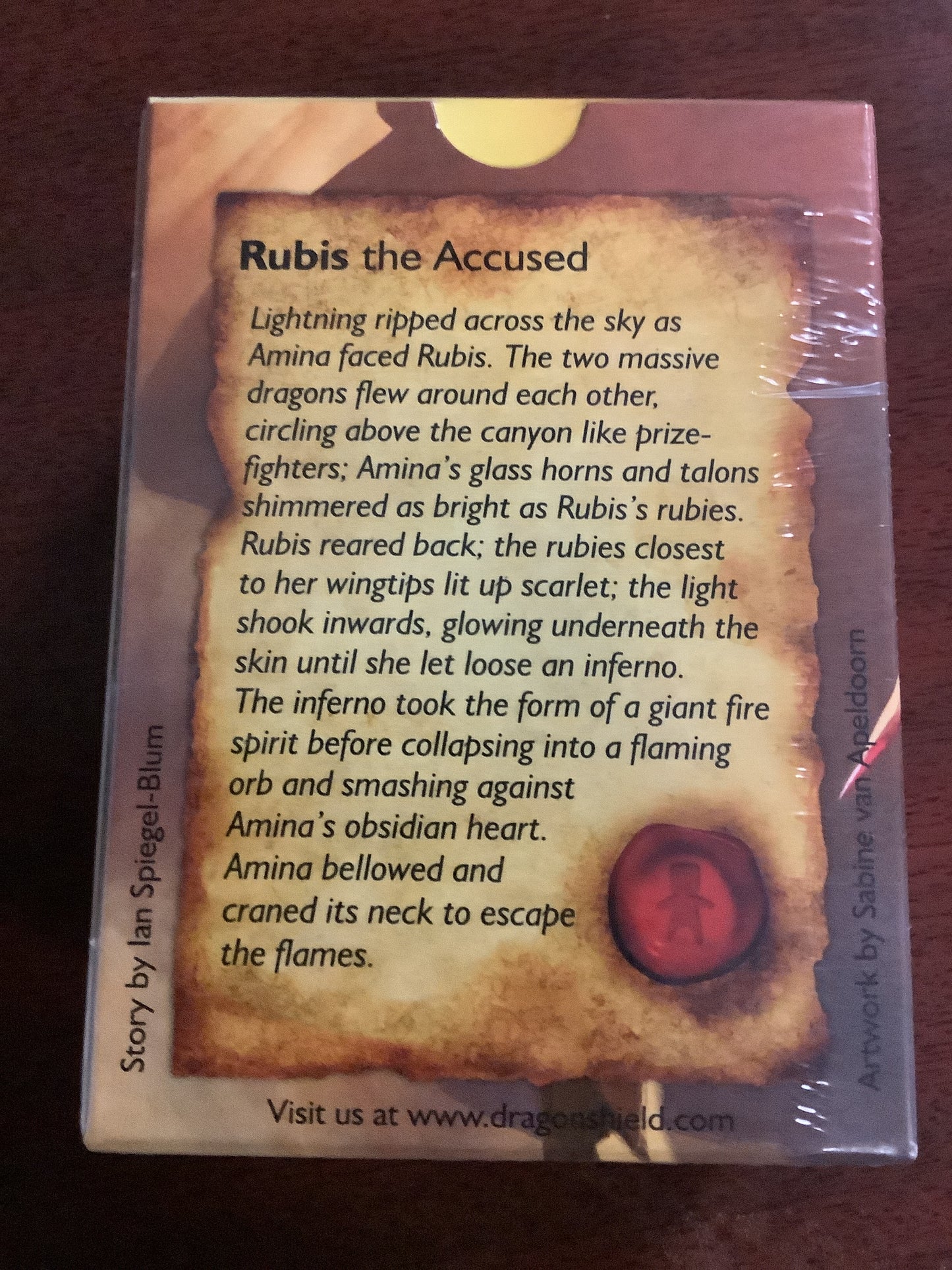 Dragon Shield - Ruby 100 matte sleeves