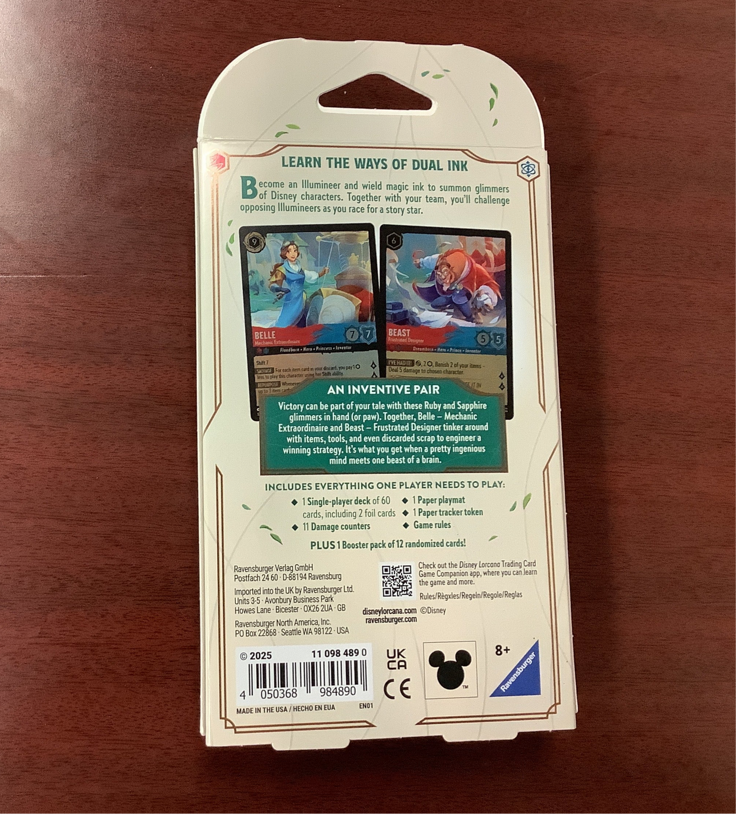 Lorcana - Beast/Belle - Archazia’s Island - Single Player Deck