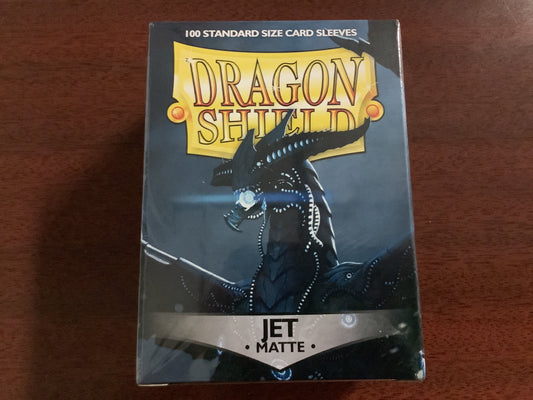 Dragon Shield - Jet 100 matte sleeves
