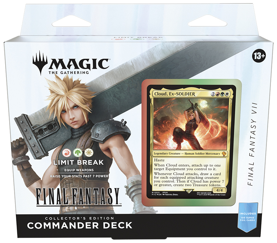 FIC - FINAL FANTASY Commander Deck - FINAL FANTASY VII Limit Break (Collector's Edition) - Commander: FINAL FANTASY - MTG - Magic: The Gathering
