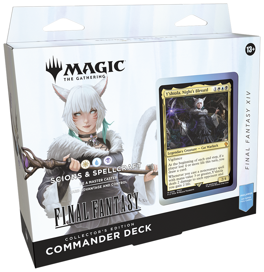 FIC - FINAL FANTASY Commander Deck - FINAL FANTASY XIV Scions & Spellcraft (Collector's Edition) - Commander: FINAL FANTASY - MTG - Magic: The Gathering