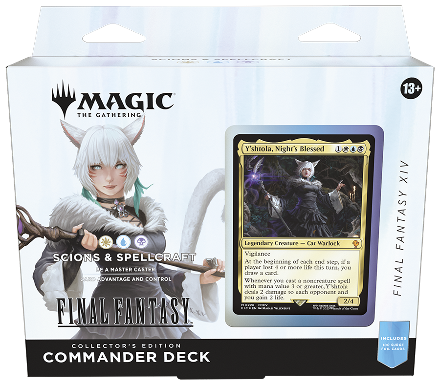 FIC - FINAL FANTASY Commander Deck - FINAL FANTASY XIV Scions & Spellcraft (Collector's Edition) - Commander: FINAL FANTASY - MTG - Magic: The Gathering