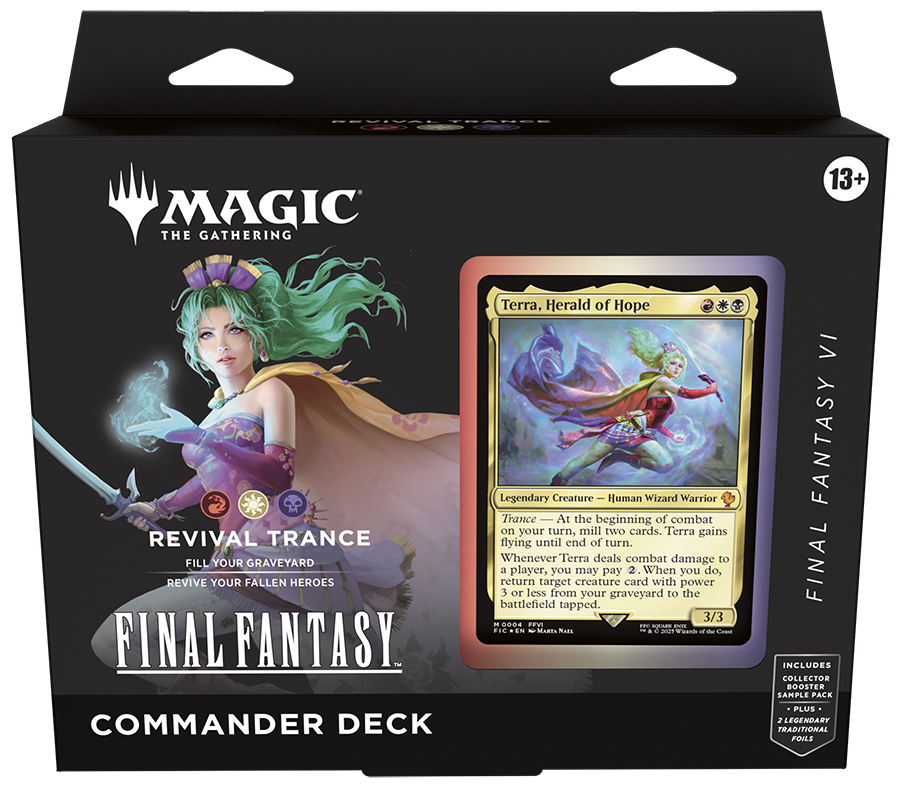 FIC - FINAL FANTASY Commander Deck - FINAL FANTASY VI Revival Trance - Commander: FINAL FANTASY - MTG - Magic: The Gathering