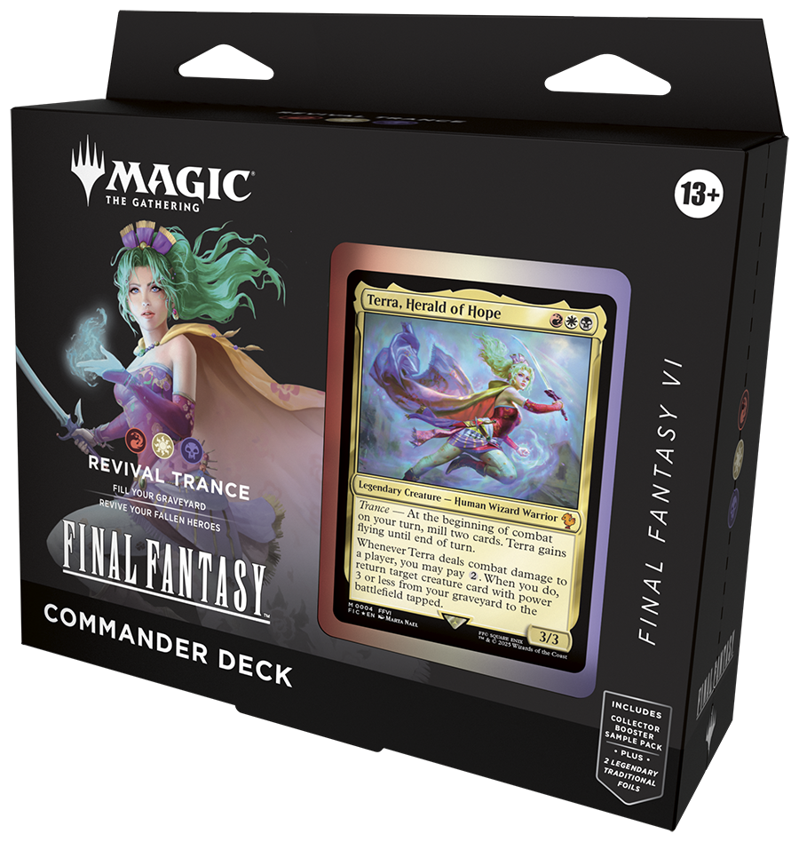 FIC - FINAL FANTASY Commander Deck - FINAL FANTASY VI Revival Trance - Commander: FINAL FANTASY - MTG - Magic: The Gathering