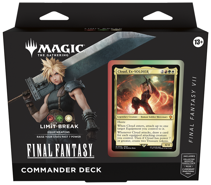 FIC - FINAL FANTASY Commander Deck - FINAL FANTASY VII Limit Break - Commander: FINAL FANTASY - MTG - Magic: The Gathering