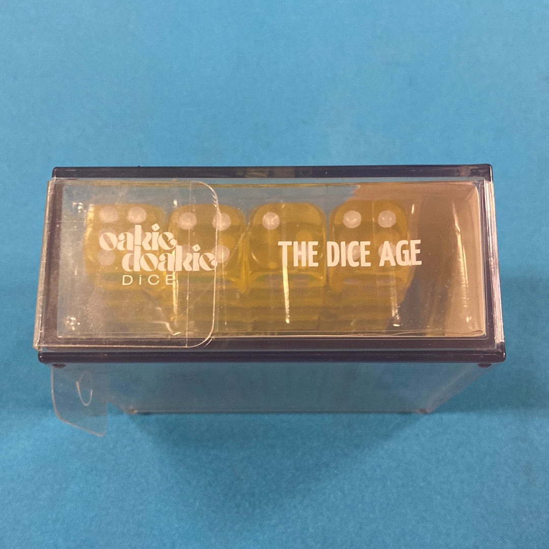 Oakie Doakie Dice - D6 16mm - 12 Dice Translucent, Yellow