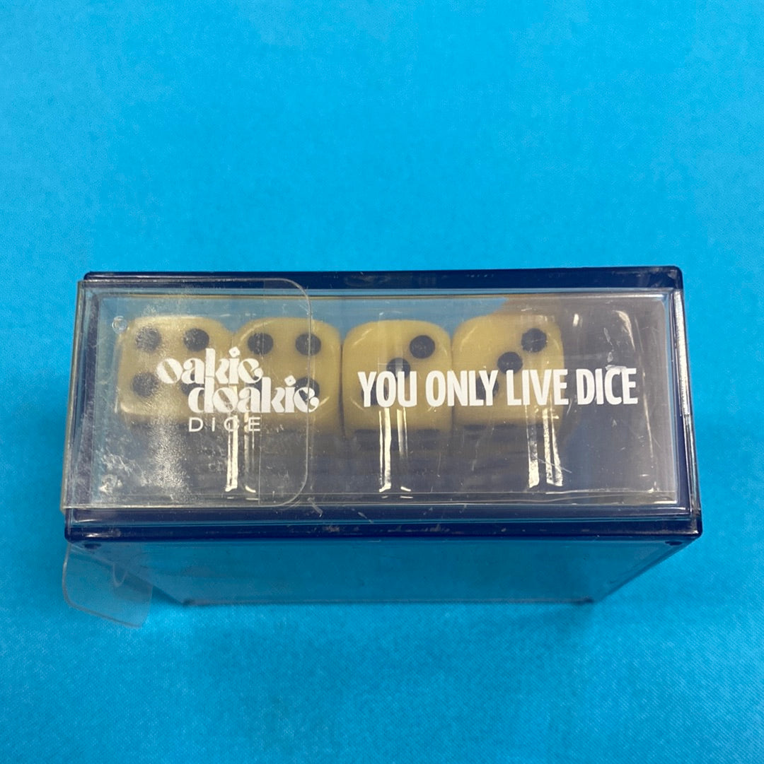 Oakie Doakie Dice - D6 16mm - 12 Dice Solid, Yellow
