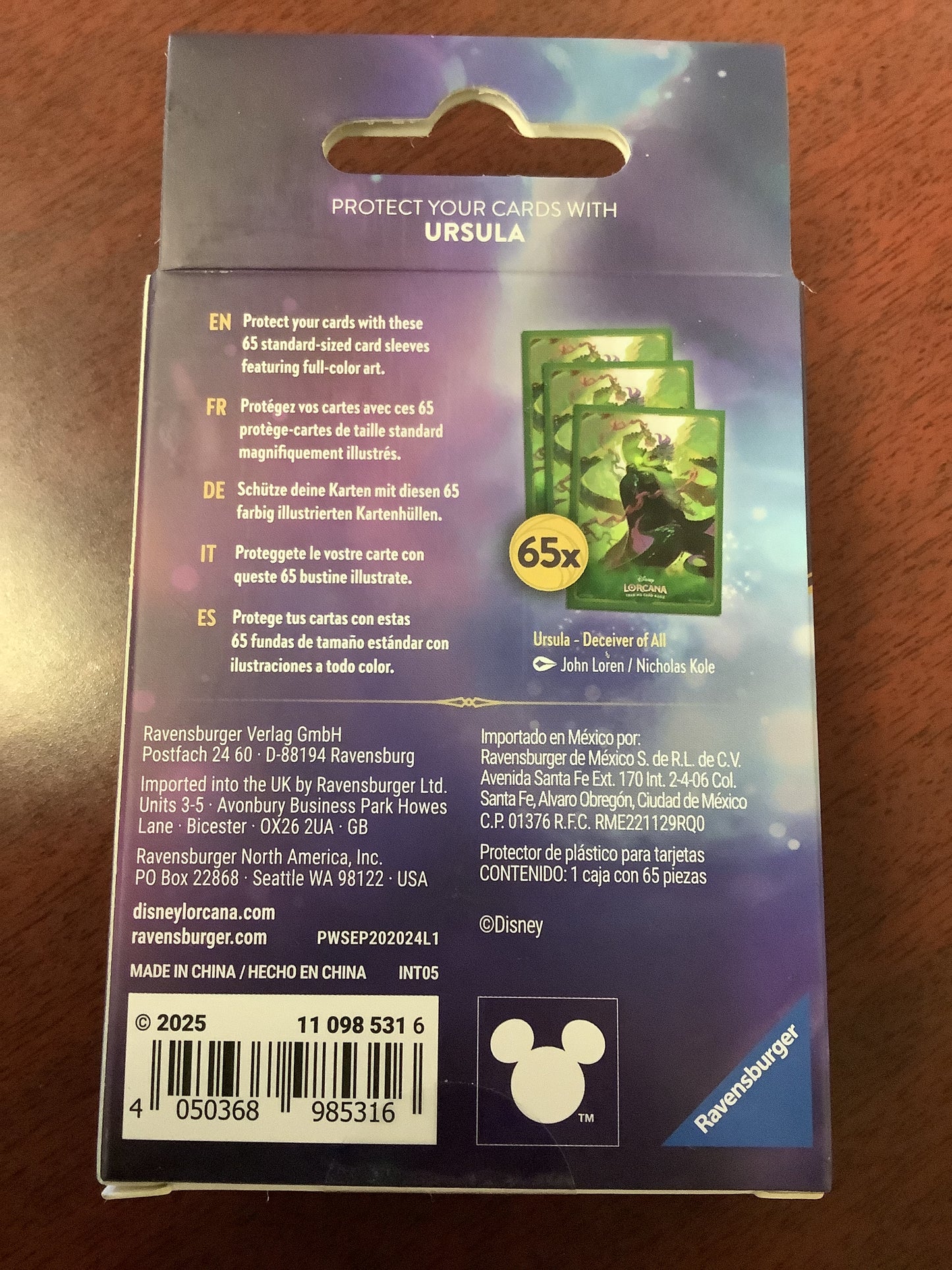 Lorcana - Ursula - 65 Card Sleeves