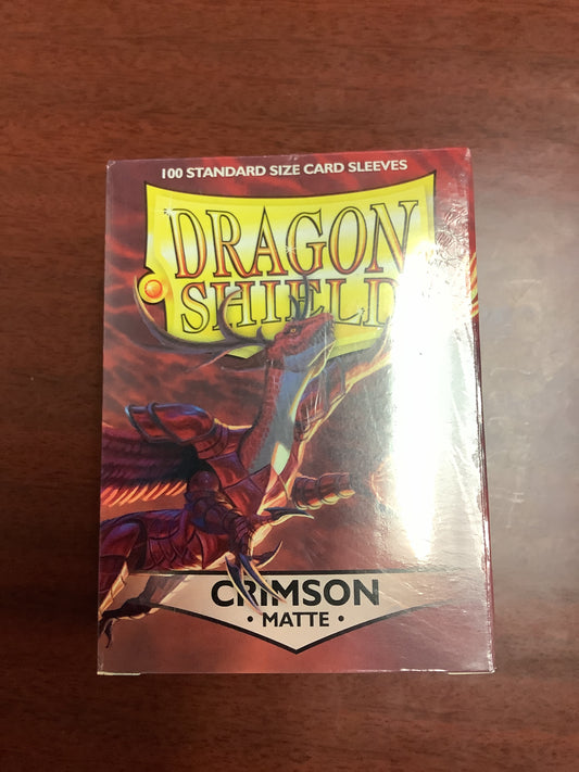Dragon Shield - Crimson 100 matte sleeves