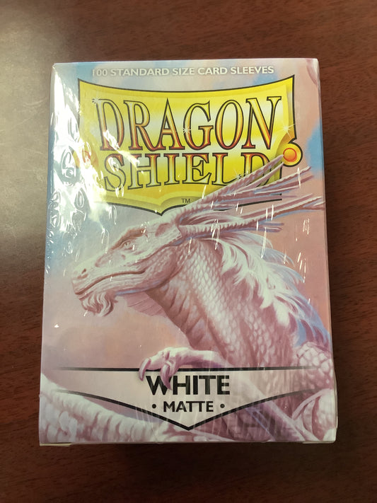 Dragon Shield - White - 100 Matte Sleeves