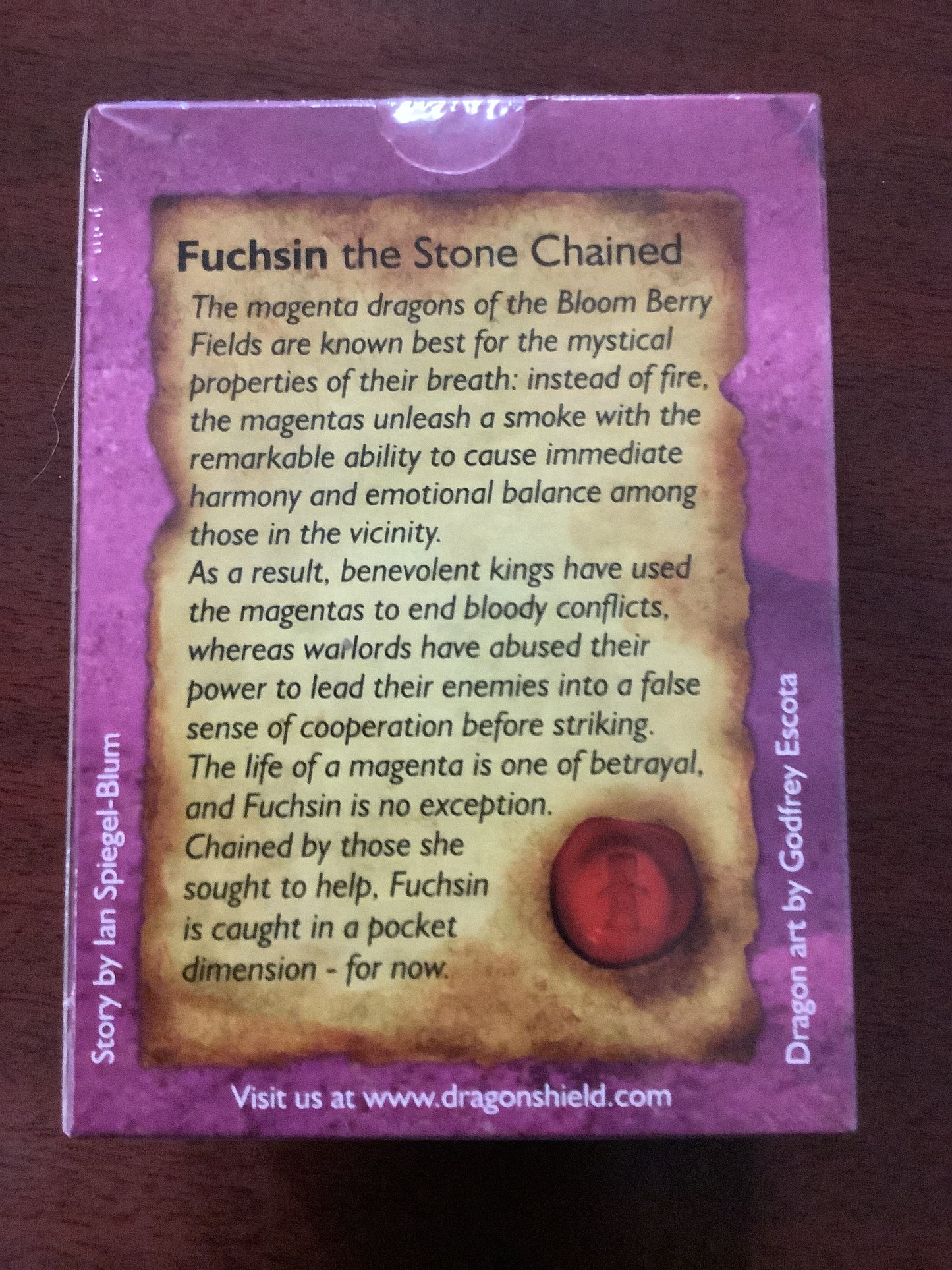 Dragon Shield - Magenta 100 matte sleeves