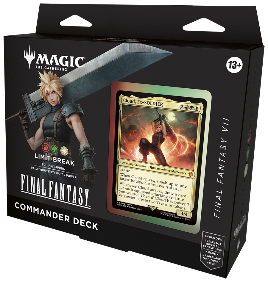 FIC - FINAL FANTASY Commander Deck - FINAL FANTASY VII Limit Break - Commander: FINAL FANTASY - MTG - Magic: The Gathering