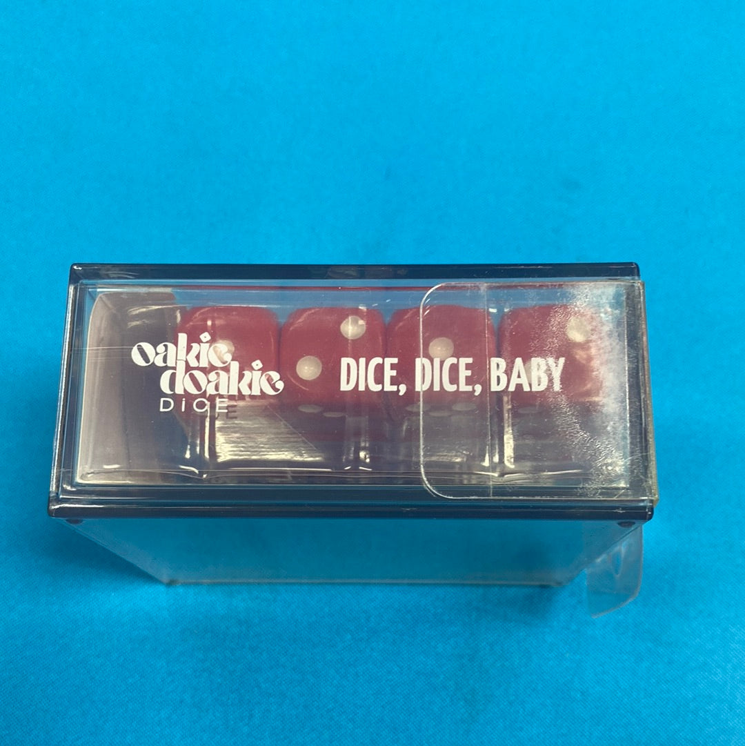 Oakie Doakie Dice - D6 16mm - 12 Dice Solid, Red