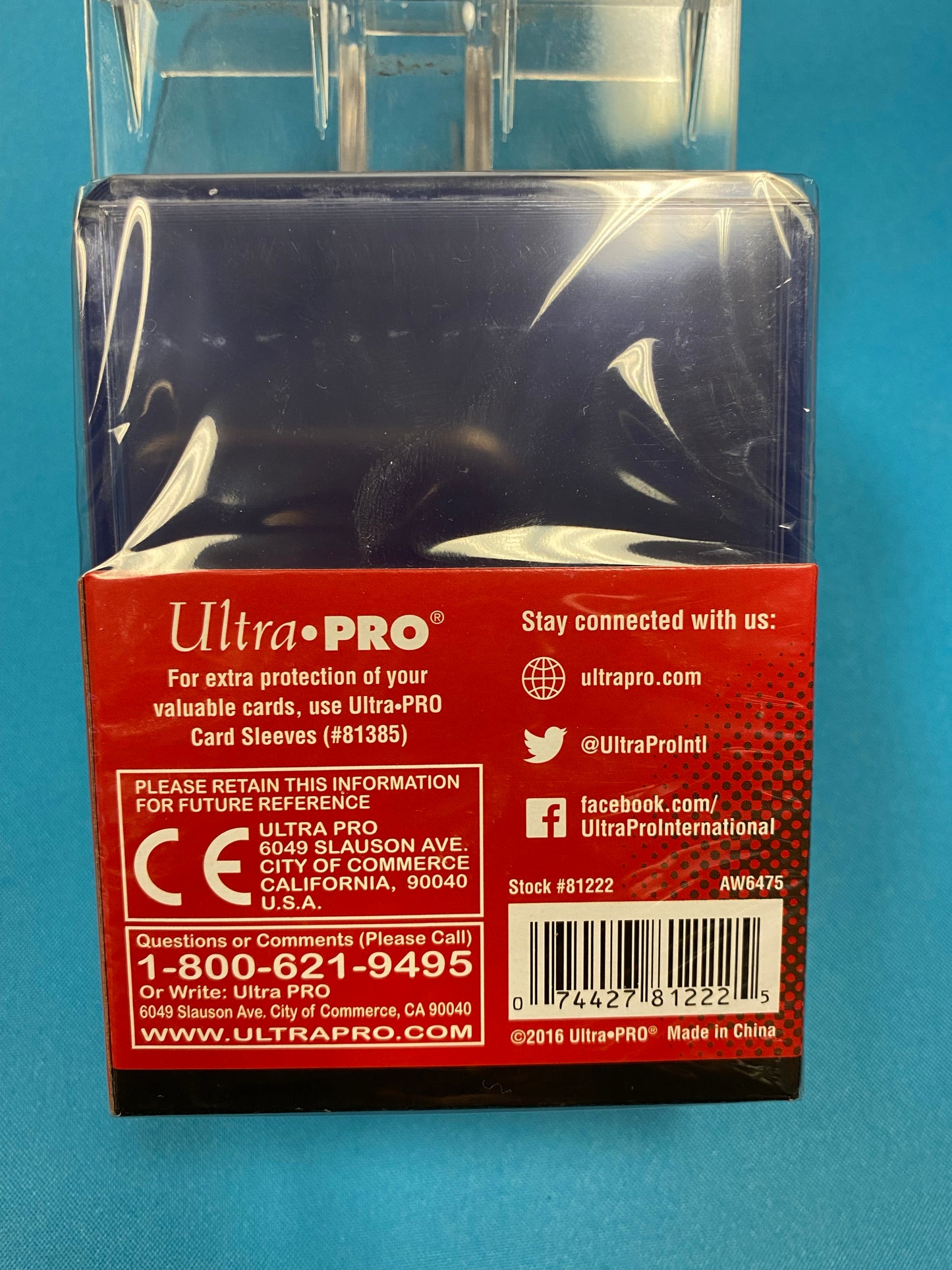 Ultra Pro 3” x 4” Regular Toploader