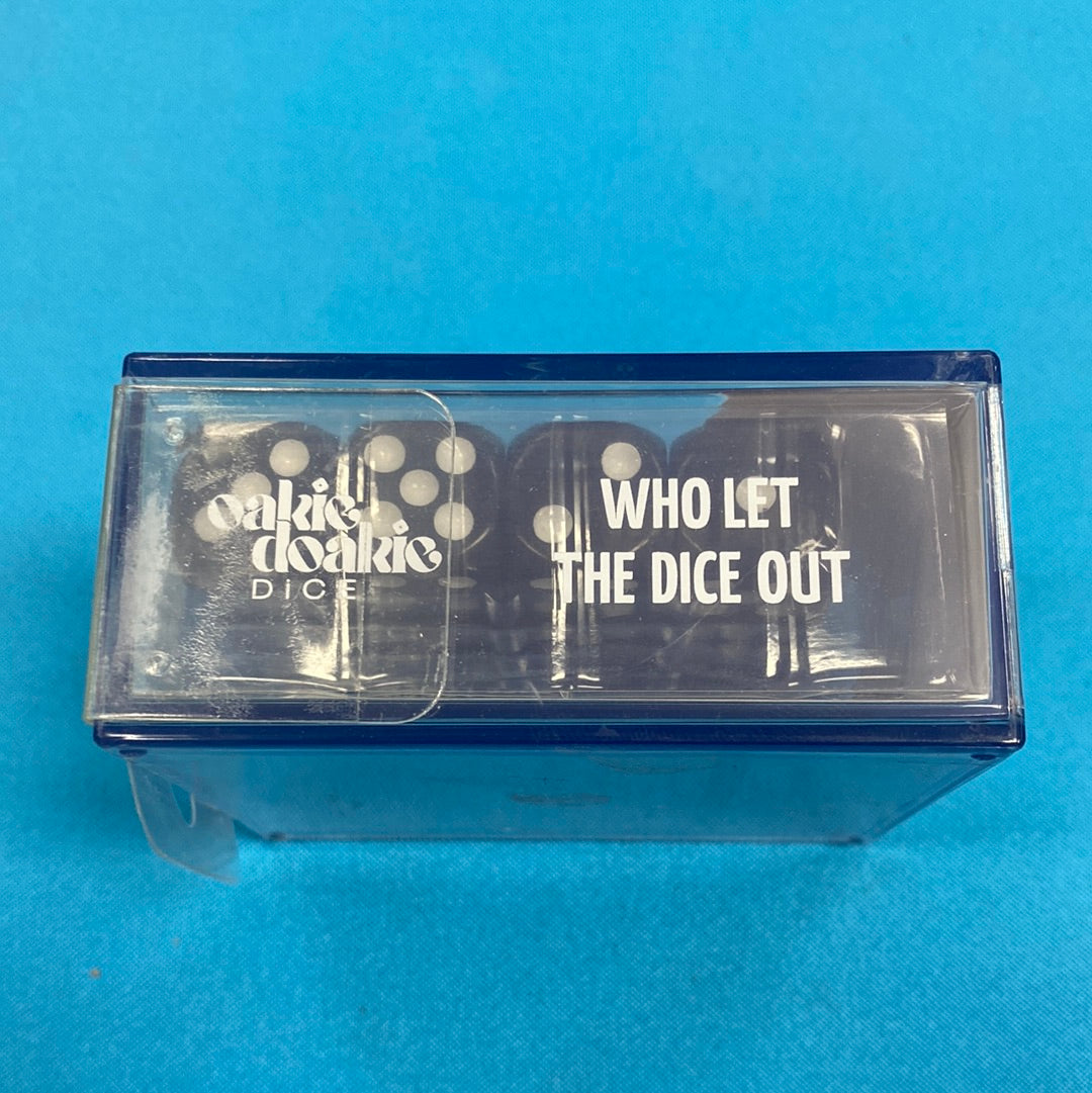 Oakie Doakie Dice - D6 16mm - 12 Dice Solid, Black