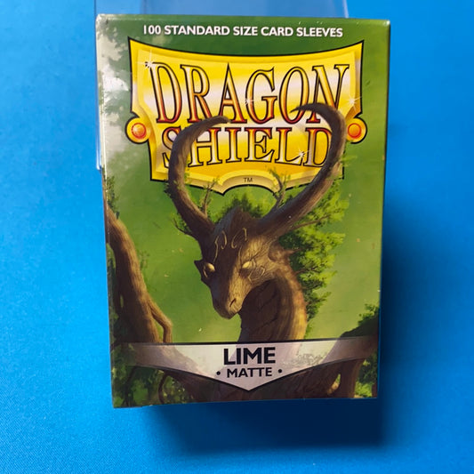 Dragon Shield - Lime Matte - Standard Size